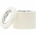 Universal Removable General-Purpose Masking Tape, 3" Core, 18 mm x 54.8 m, Beige, 6/Pack, UNV51334