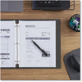 Universal Punched Ring Binder Sleeves, Clear, 8 1/2" Width x 11" Length, 1 Pack, UNV21128