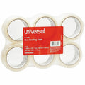 Universal General-Purpose Box Sealing Tape, 3" Core, 1.88" x 60 yds, Clear, 6/Pack, UNV63000