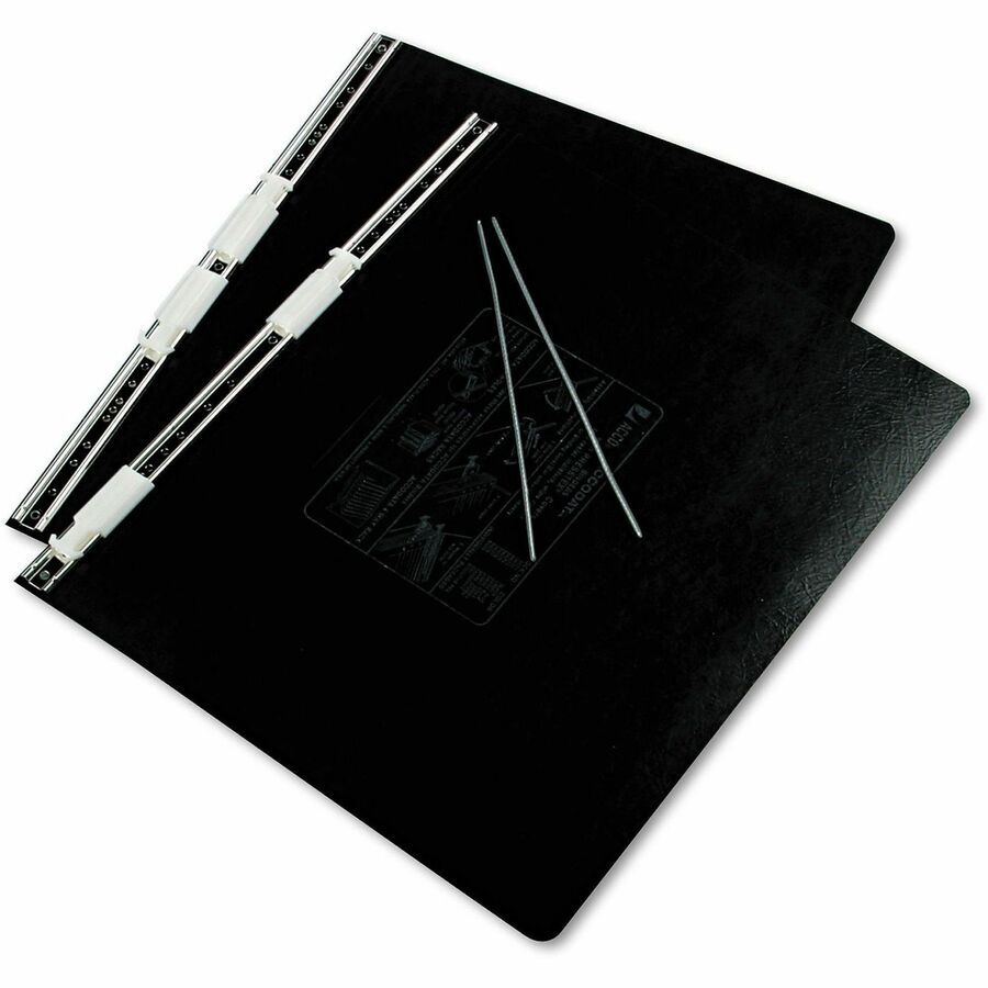 ACCO 14-7/8"x11" Presstex Hanging Data Binder, Black, 25EA/CT — view 1