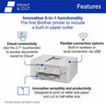 Brother MFC-J1800DW Wireless Inkjet Multifunction Printer - Color, BRTMFCJ1800DW