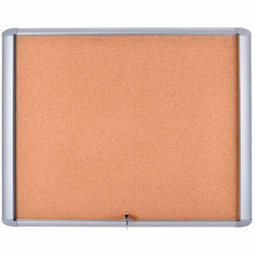 Bi-silque S.A MasterVision Water-Resistant Enclosed Corkboard, BVCVT340601760