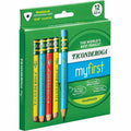 Dixon Ticonderoga My First Short Pencils, 12 / Box, DIXX33112