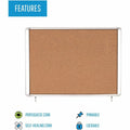 Bi-silque S.A MasterVision Water-Resistant Enclosed Corkboard, BVCVT380601760