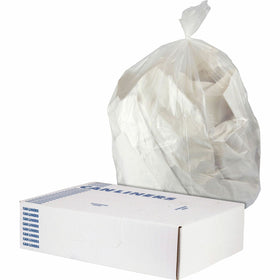 Novolex Heritage Linear Low Density Can Liners, Clear, 1 Carton, HERH8046XC