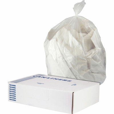 Novolex Heritage Linear Low Density Can Liners, Clear, 1 Carton, HERH8046XC