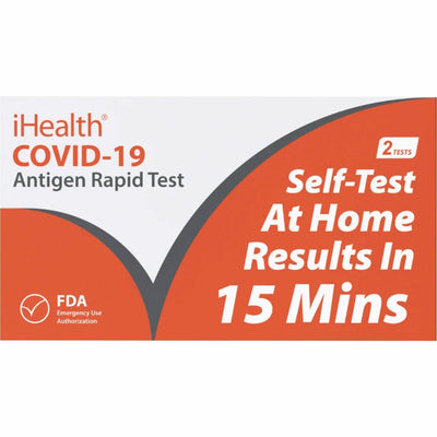 iHealth Labs Rapid Antigen Test Kit, 2, WSHTSTIHEALTH2