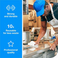 Essity Hygiene and Health AB TORK 2 in 1 Scouring and Cleaning Foodservice Towel White, Absorbent, 1 x 120 Sheets, 1 Box, TRK192815
