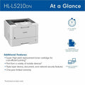 Brother HLL5210DN Desktop Wired Laser Printer - Monochrome, BRTHLL5210DN