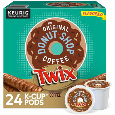 Keurig Dr Pepper The Original Donut Shop K-Cup, Pod Twix Coffee K-Cups, 4 / Carton, GMT9694