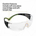 3M SecureFit Protective Eyewear, MMMSF425AF