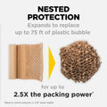 3M Scotch Cushion Lock Protective Wrap, Brown, 1 Roll, MMMPCW12175DB