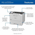 Brother HL-L6310DW Desktop Wireless Laser Printer - Monochrome, BRTHLL6310DW