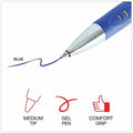 Universal Comfort Grip Gel Pen, 1 Dozen, UNV39721