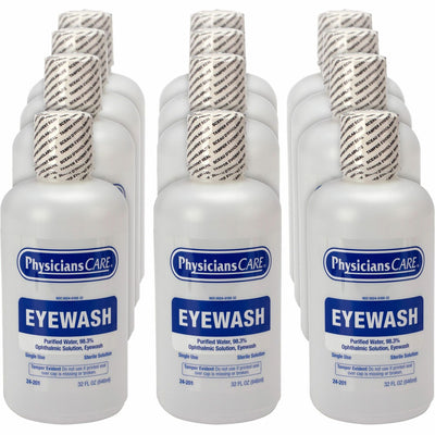 First Aid Only Sterile Ophthalmic Solution Eyewash, 12 / Carton, FAO24201CT