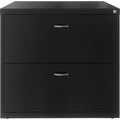 NuSparc 2-Drawer Lateral File, Black, NPRLF218AABK