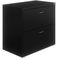 NuSparc 2-Drawer Lateral File, Black, NPRLF218AABK