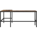 NuSparc L-Shaped Metal Frame Desk, NPRDK102RRRK
