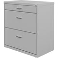 NuSparc Pencil Drawer Lateral File, Silver, NPRLF318BBSR