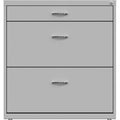 NuSparc Pencil Drawer Lateral File, Silver, NPRLF318BBSR
