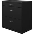 NuSparc Pencil Drawer Lateral File, Black, NPRLF318BBBK