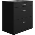 NuSparc Pencil Drawer Lateral File, Black, NPRLF318BBBK