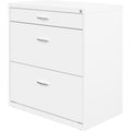 NuSparc Pencil Drawer Lateral File, White, NPRLF318BBWE