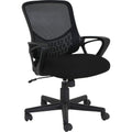 NuSparc Mid-back Mesh Task Chair, Black, NPRCH301MABK