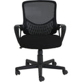 NuSparc Mid-back Mesh Task Chair, Black, NPRCH301MABK