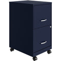 NuSparc Mobile File Cabinet, Blue, NPRVF218AMNY