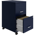 NuSparc Mobile File Cabinet, Blue, NPRVF218AMNY