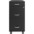 NuSparc Mobile File Cabinet, Black, NPRVF318BMBK