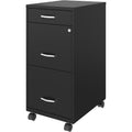 NuSparc Mobile File Cabinet, Black, NPRVF318BMBK