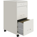 NuSparc Mobile File Cabinet, White, NPRVF318BMWE