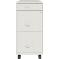 NuSparc Mobile File Cabinet, White, NPRVF318BMWE