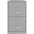NuSparc File Cabinet, Silver, NPRVF218AASR