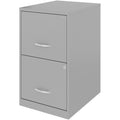 NuSparc File Cabinet, Silver, NPRVF218AASR