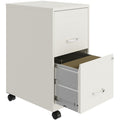 NuSparc Mobile File Cabinet, White, NPRVF218AMWE