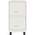 NuSparc Mobile File Cabinet, White, NPRVF218AMWE