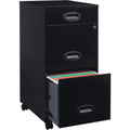 NuSparc File Cabinet, Black, NPRVF318EMBK