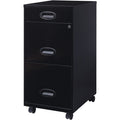 NuSparc File Cabinet, Black, NPRVF318EMBK