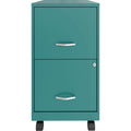 NuSparc Mobile File Cabinet, Teal, NPRVF218AMTL