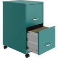 NuSparc Mobile File Cabinet, Teal, NPRVF218AMTL