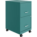 NuSparc Mobile File Cabinet, Teal, NPRVF218AMTL
