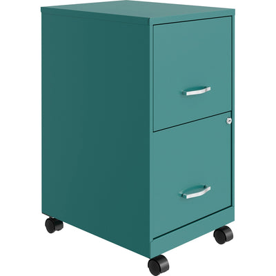 NuSparc Mobile File Cabinet, Teal, NPRVF218AMTL
