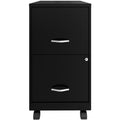 NuSparc Mobile File Cabinet, Black, NPRVF218AMBK