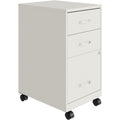 NuSparc 3-Drawer Organizer Metal File Cabinet, White, NPRVF318CMWE