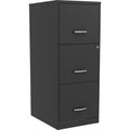 NuSparc Vertical File Cabinet, Black, NPRVF318FFBK