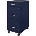 NuSparc Mobile File Cabinet, Blue, NPRVF318BMNY