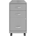 NuSparc 3-Drawer Organizer Metal File Cabinet, Gray, NPRVF318CMSR